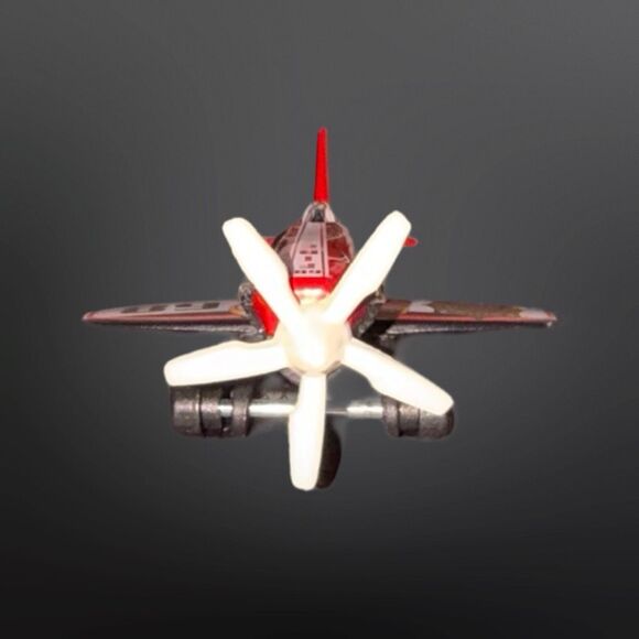 2003 Hot Wheels C2719 Fire Patrol 68 Propeller Plane Die Cast Airplane Diecast - Picture 6 of 7